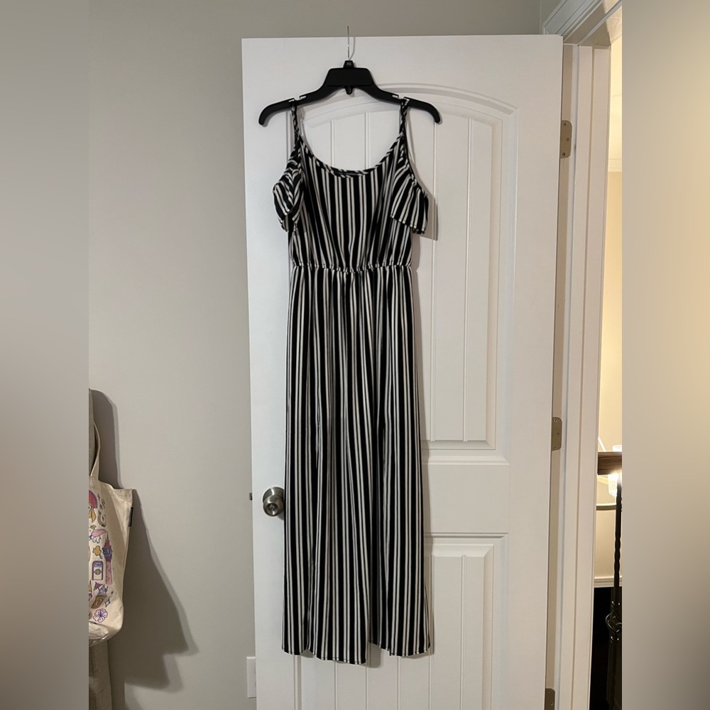 Striped jumpsuit